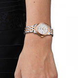 Tissot Le Locle Lady Automatic Diamonds Silver Dial Two Tone Steel Strap Watch For Women - T006.207.22.036.00 Authentic Buy Shop Now
