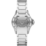 Emporio Armani Diver Automatic Green Dial Silver Steel Strap Watch For Men - AR60061 Authentic Buy Shop Now