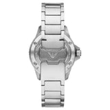 Emporio Armani Meccanico Automatic Blue Dial Silver Steel Strap Watch For Men - AR60059 Authentic Buy Shop Now
