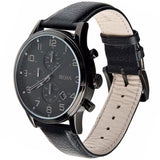 Hugo Boss Onyx Black Dial Black Leather Strap Watch for Men - 1513367 Authentic Buy Shop Now