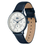 Lacoste Club White Dial Blue Leather Strap Watch for Men - 2011140 Authentic Buy Shop Now