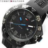 Tommy Hilfiger Sport Multifunction Black Dial Black Rubber Strap Watch for Men - 1790983 Authentic Buy Shop Now