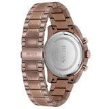 Hugo Boss Skymaster Blue Dial Brown Steel Strap Watch for Men - 1513788 Authentic Buy Shop Now