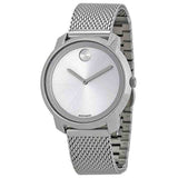 Movado Bold Silver Dial Silver Mesh Bracelet Watch For Women - 3600241 Authentic Buy Shop Now