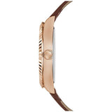 Guess Connoisseur Blue Dial Brown Leather Strap Watch For Men - GW0353G2 Authentic Buy Shop Now