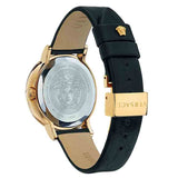 Versace Virtus Quartz Black Dial Black Leather Strap Watch for Women - VEHC00119 Authentic Buy Shop Now