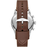 Fossil Neutra Chronograph Grey Dial Brown Leather Strap Watch for Men - FS5512 Authentic Buy Shop Now