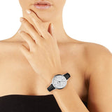 Fossil Jacqueline Quartz White Dial Black Leather Strap Watch for Women - ES3972 Authentic Buy Shop Now