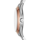 Fossil Jacqueline White Dial Two Tone Steel Strap Watch for Women - ES3844 Authentic Buy Shop Now