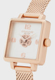 Coach Cass White Dial Rose Gold Mesh Bracelet Watch for Women - 14503698 Authentic Buy Shop Now