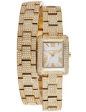 Michael Kors Emery Analog Crystals White Dial Gold Steel Strap Watch for Women - MK4835 Authentic Buy Shop Now
