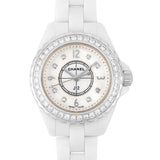 Chanel J12 Diamonds Quartz White Dial White Steel Strap Watch for Women - J12 H2572 Authentic Buy Shop Now