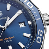 Tag Heuer Aquaracer Blue Dial Silver Steel Strap Watch for Men - WAY101C.BA0746 Authentic Buy Shop Now
