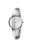 Calvin Klein Drift Silver Dial Silver Steel Strap Watch for Women - K6S2N116 Authentic Buy Shop Now
