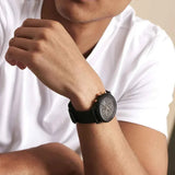 Lacoste 12.12 Chronograph Black Dial Black Silicon Strap Watch for Men - 2011247 Authentic Buy Shop Now