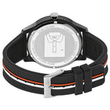 Lacoste 12.12 Black Dial Black Silicon Strap Watch for Men - 2011071 Authentic Buy Shop Now