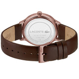 Lacoste Club Blue Dial Brown Leather Strap Watch for Men - 2011141 Authentic Buy Shop Now