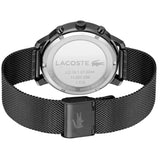 Lacoste Replay Black Dial Black Steel Strap Watch for Men - 2011194 Authentic Buy Shop Now