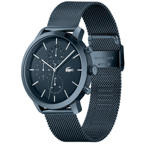 Lacoste Replay Blue Dial Blue Steel Strap Watch for Men - 2011196 Authentic Buy Shop Now