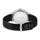 Lacoste Club Multidial Black Dial Black Leather Strap Watch for Men - 2011226 Authentic Buy Shop Now