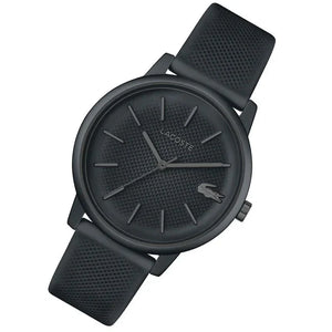 Lacoste 12.12 Move Gray Dial Gray Silicon Strap Watch for Men - 2011242 Authentic Buy Shop Now