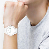 Lacoste 12.12 Chronograph White Dial White Silicon Strap Watch for Men - 2011246 Authentic Buy Shop Now