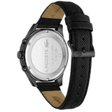 Lacoste Apext Black Dial Black Leather Strap Watch for Men - 2011296 Authentic Buy Shop Now