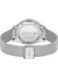 Lacoste Apext Black Dial Silver Steel Strap Watch for Men - 2011298 Authentic Buy Shop Now