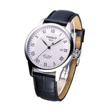 Tissot T Classic Le Locle Automatic Silver Dial Black Leather Strap Watch For Men - T41.1.423.33 Authentic Buy Shop Now