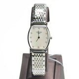 Longines La Grande Classique de Longines Tonneau White Dial Silver Steel Strap Watch for Women - L4.205.4.87.6 Authentic Buy Shop Now