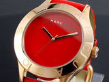 Marc Jacobs Blade Red Dial Red Leather Strap Watch for Women - MBM1204 Authentic Buy Shop Now