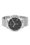 Calvin Klein City Chronograph Black Dial Silver Mesh Bracelet Watch for Men - K2G27121 Authentic Buy Shop Now