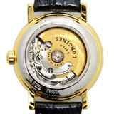 Longines Presence Automatic White Dial Black Watch for Women - L4.321.2.11.2 Authentic Buy Shop Now