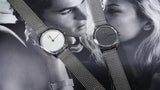 Calvin Klein Minimal Grey Dial Silver Mesh Bracelet Watch for Women - K3M2312X Authentic Buy Shop Now