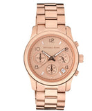 Michael Kors Runway Rose Gold Dial Rose Gold Steel Strap Watch for Women - MK5128 Authentic Buy Shop Now