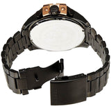 Diesel Mega Chief Chronograph Black Dial Black Steel Strap Watch For Men - DZ4309 Authentic Buy Shop Now