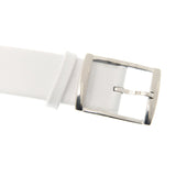 Calvin Klein Mark Silver Dial White Leather Strap Watch for Women - K3R231L6 Authentic Buy Shop Now