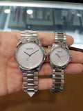 Gucci G Timeless Silver Dial Silver Steel Strap Watch For Women - YA126551 Authentic Buy Shop Now