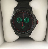 Gucci G Timeless Quartz Black Dial Black Steel Strap Watch for Men - YA126270 Authentic Buy Shop Now