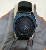 Fossil Machine Chronograph Black Dial Black Leather Strap Watch for Men - FS5361 Authentic Buy Shop Now
