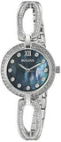 Bulova Crystal Black Mother of Pearl Dial Silver Steel Strap Watch for Women - 96L224 Authentic Buy Shop Now