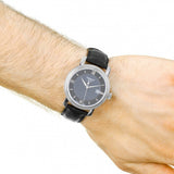 Tissot T Classic Bridgeport Black Dial Black Leather Strap Watch For Women - T097.010.16.058.00 Authentic Buy Shop Now