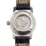 Mido Baroncelli III Automatic Silver Dial Black Leather Strap Watch For Women - M7600.4.21.4 Authentic Buy Shop Now