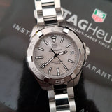 Tag Heuer Aquaracer White Mother of Pearl Dial Silver Steel Strap Watch for Women - WBD1311.BA0740 Authentic Buy Shop Now