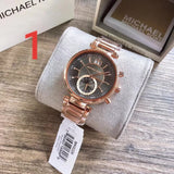 Michael Kors Sawyer Rose Gold Dial Rose Gold Steel Strap Watch for Women - MK6226 Authentic Buy Shop Now