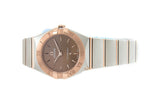 Omega Constellation Quartz Brown Dial Silver Steel Strap Watch for Women - 131.20.25.60.13.001 Authentic Buy Shop Now