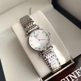 Longines La Grande Classique Diamonds White Dial Silver Steel Strap Watch for Women - L4.209.4.87.6 Authentic Buy Shop Now