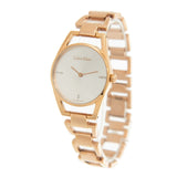 Calvin Klein Dainty Diamonds Silver Dial Rose Gold Steel Strap Watch for Women - K7L2364T Authentic Buy Shop Now