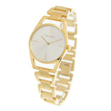 Calvin Klein Dainty White Dial Gold Steel Strap Watch for Women - K7L23546 Authentic Buy Shop Now