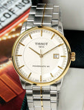 Tissot Luxury Powermatic 80 Gold Dial Silver Steel Strap Watch For Men - T086.407.22.261.00 Authentic Buy Shop Now